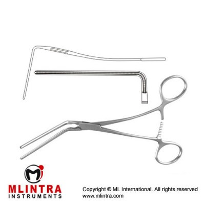 DeBakey Atrauma Multipurpose Vascular Clamp Stainless Steel, 18.5 cm - 7 1/4"